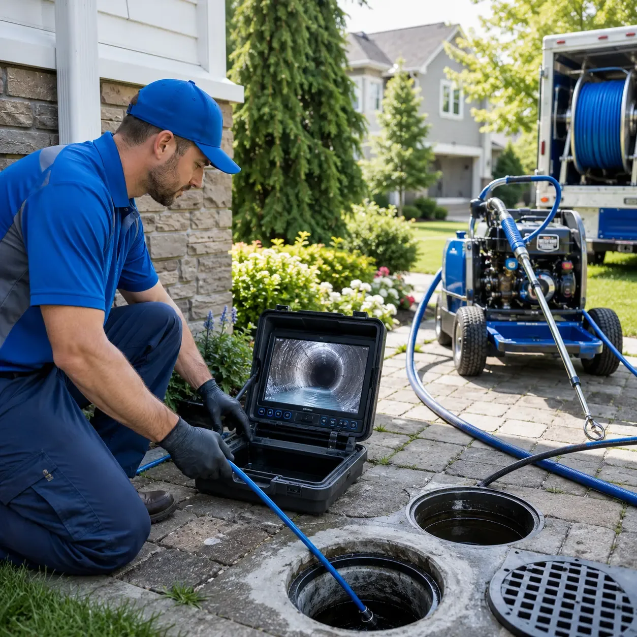 Outdoor drain cleaning professionals serving Cameron, NY
